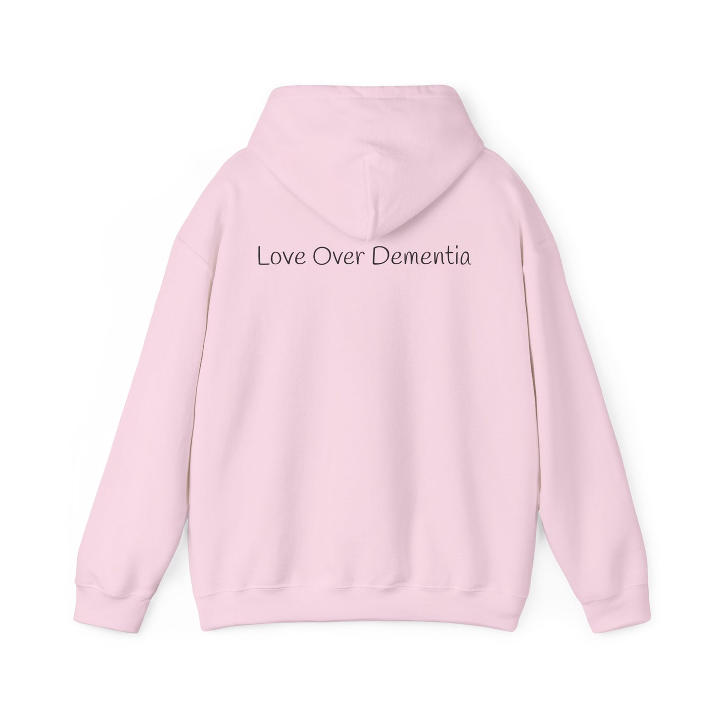 Love Over Dementia Sweatshirt, Comfort Wear for Caregivers, Supportive Gift, Awareness Apparel, Cozy Hoodie for Caregiving