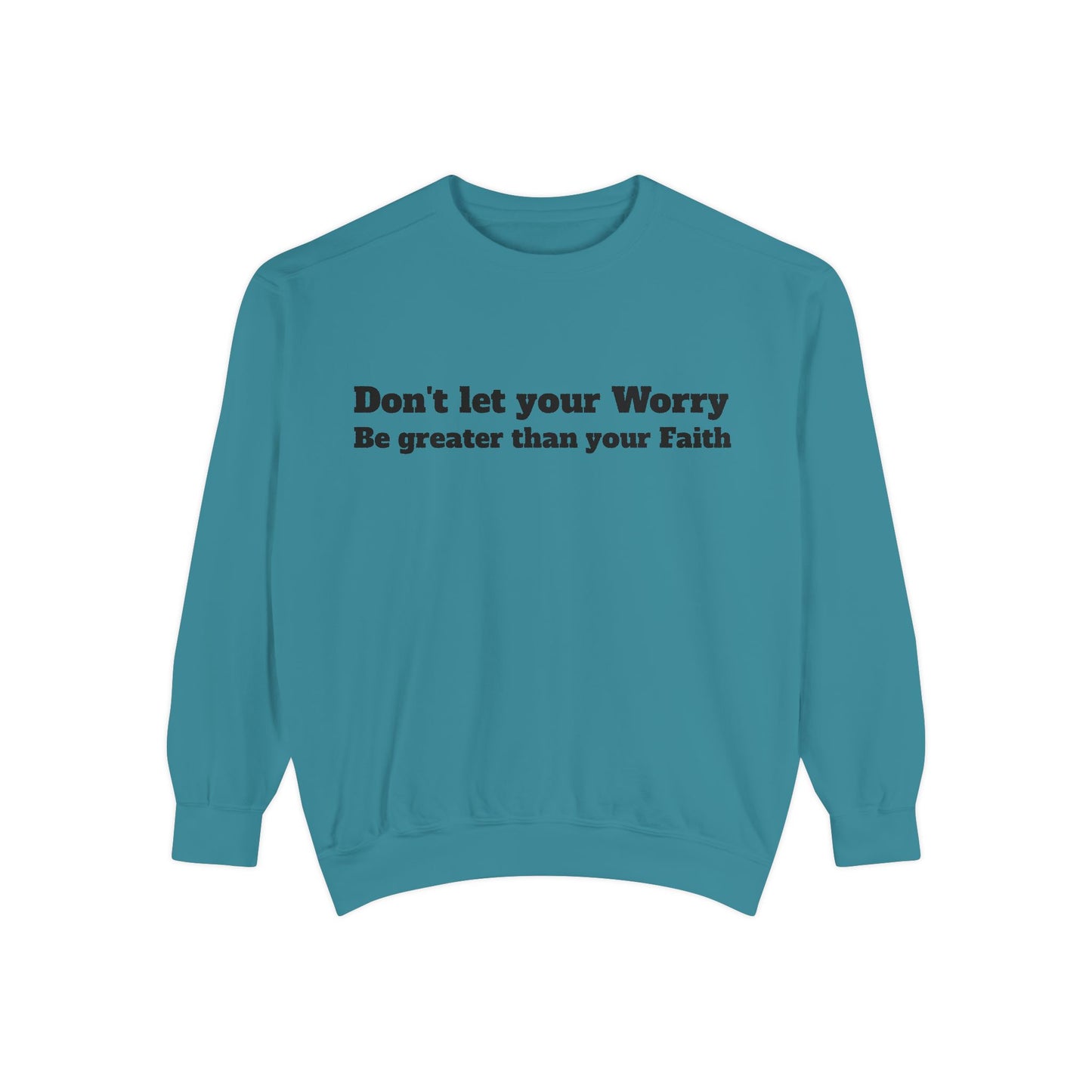 Inspirational Sweatshirt for Caregivers, Motivational Gift, Unisex Garment-Dyed Hoodie, Faith-Based Apparel, Comfortable Sweatshirt