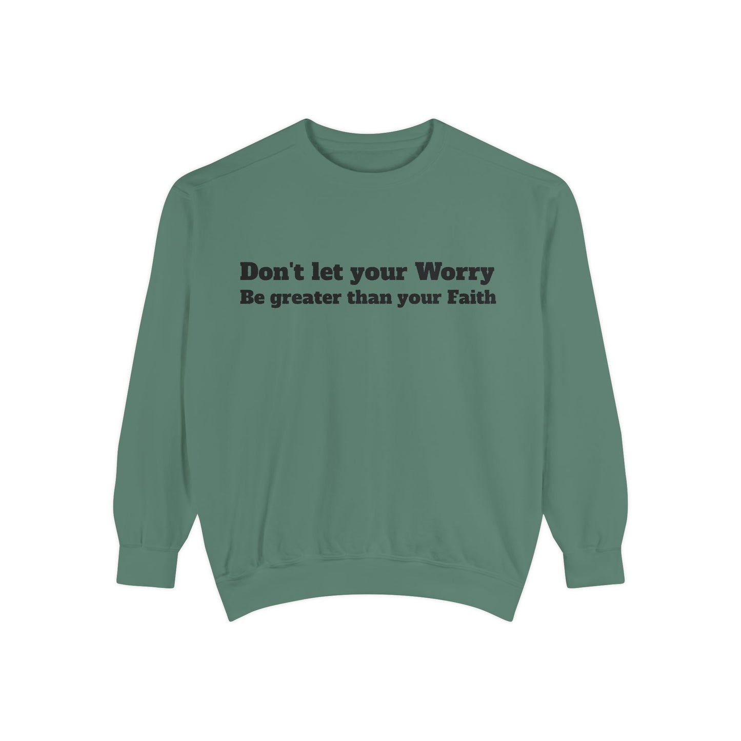 Inspirational Sweatshirt for Caregivers, Motivational Gift, Unisex Garment-Dyed Hoodie, Faith-Based Apparel, Comfortable Sweatshirt