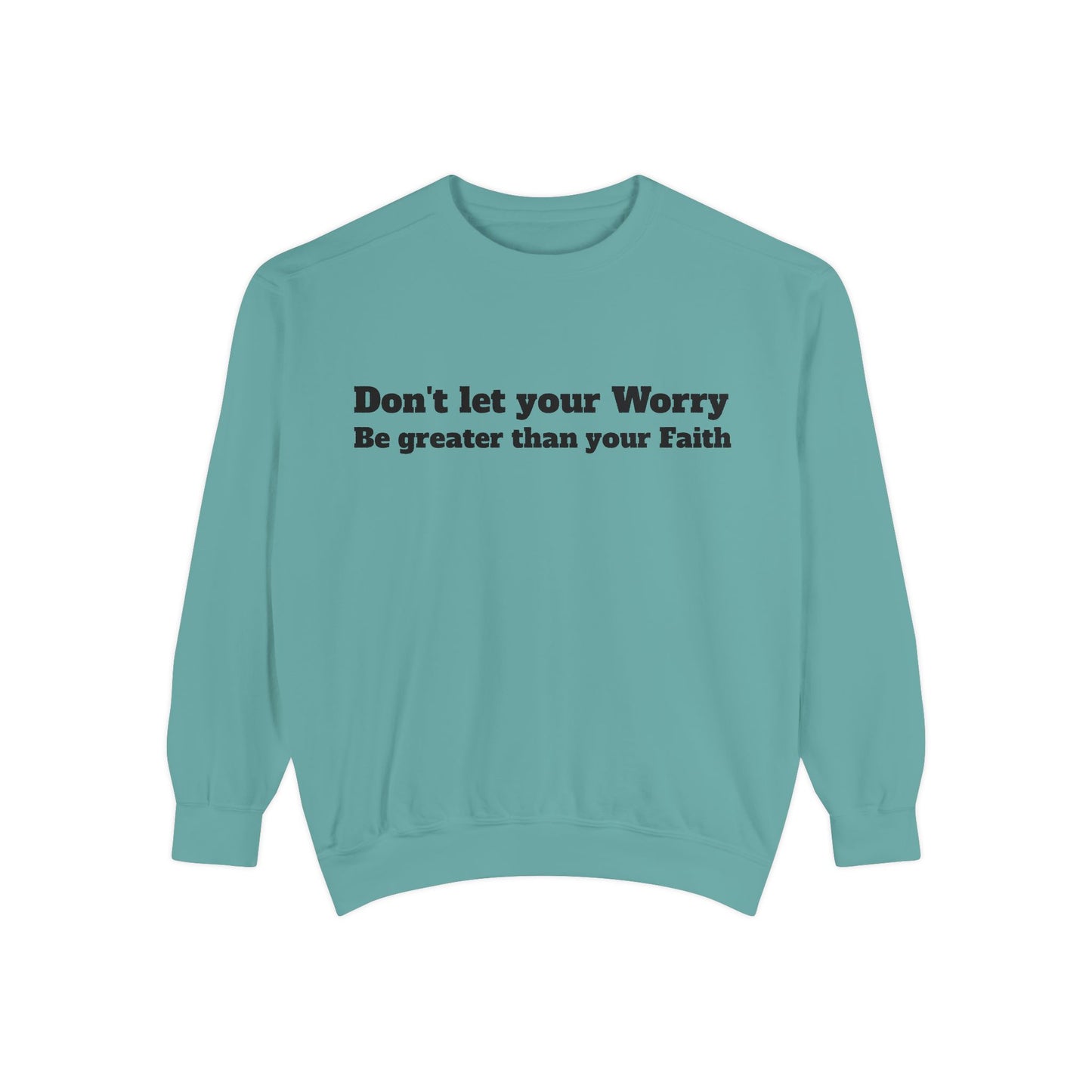 Inspirational Sweatshirt for Caregivers, Motivational Gift, Unisex Garment-Dyed Hoodie, Faith-Based Apparel, Comfortable Sweatshirt