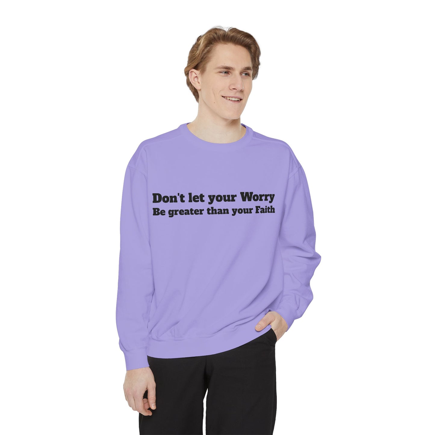Inspirational Sweatshirt for Caregivers, Motivational Gift, Unisex Garment-Dyed Hoodie, Faith-Based Apparel, Comfortable Sweatshirt