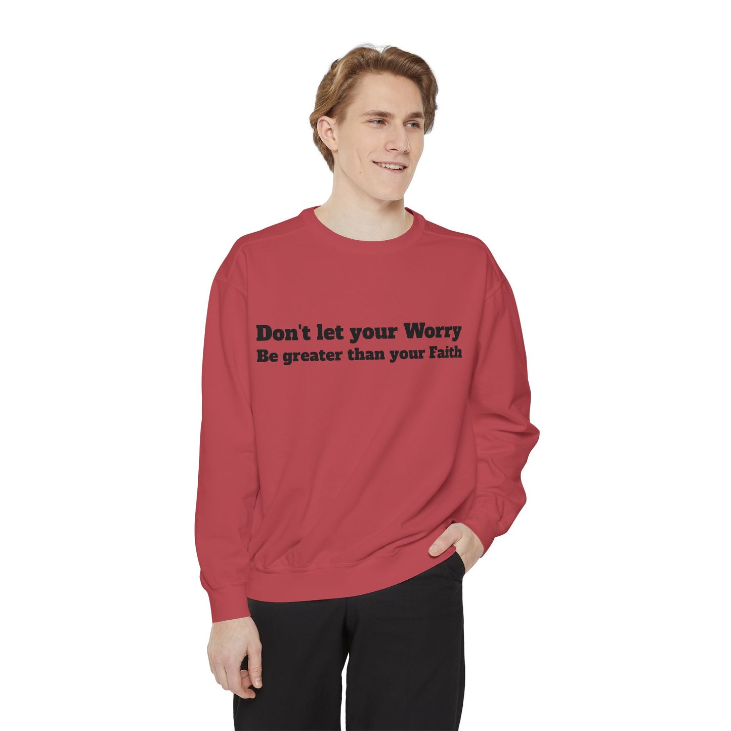 Inspirational Sweatshirt for Caregivers, Motivational Gift, Unisex Garment-Dyed Hoodie, Faith-Based Apparel, Comfortable Sweatshirt