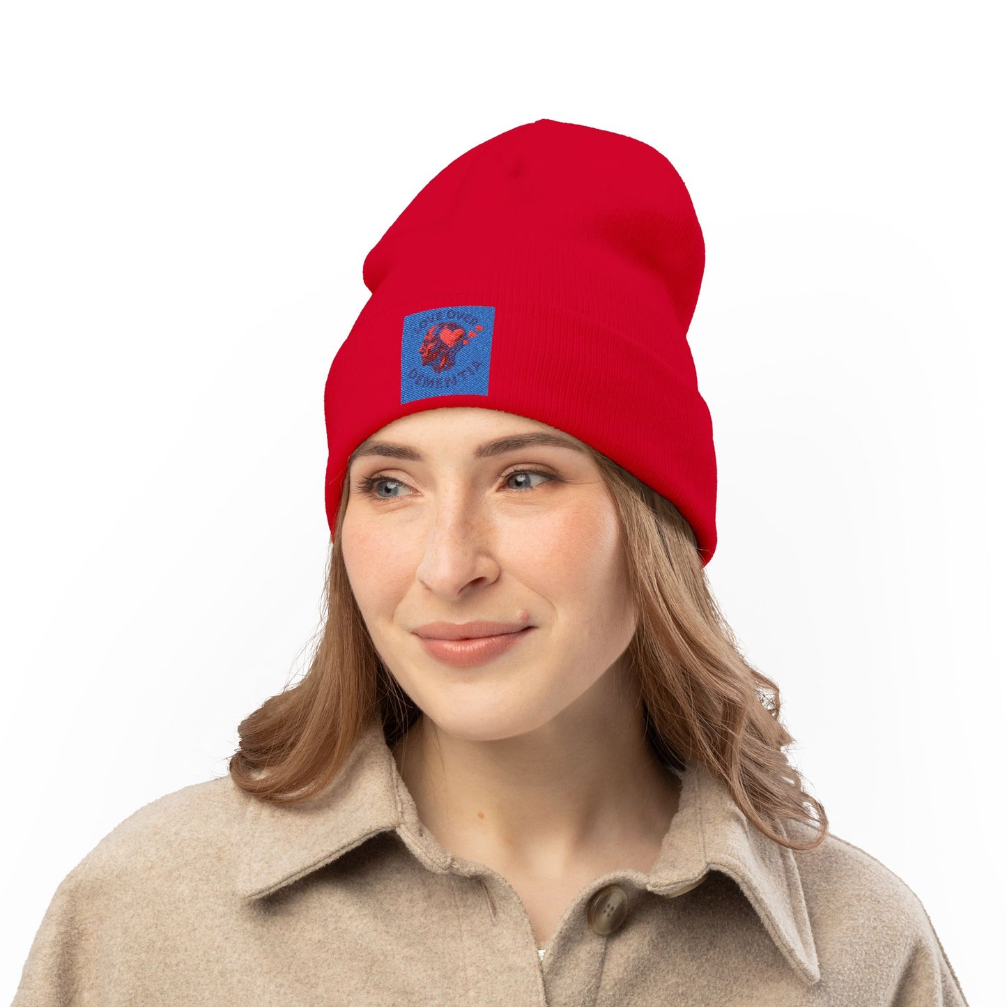 Embroidered Knit Beanie | Cozy Winter Hat, Fashion Accessory, Gift for Him/Her, Stylish Beanie, Fall/Winter Wear