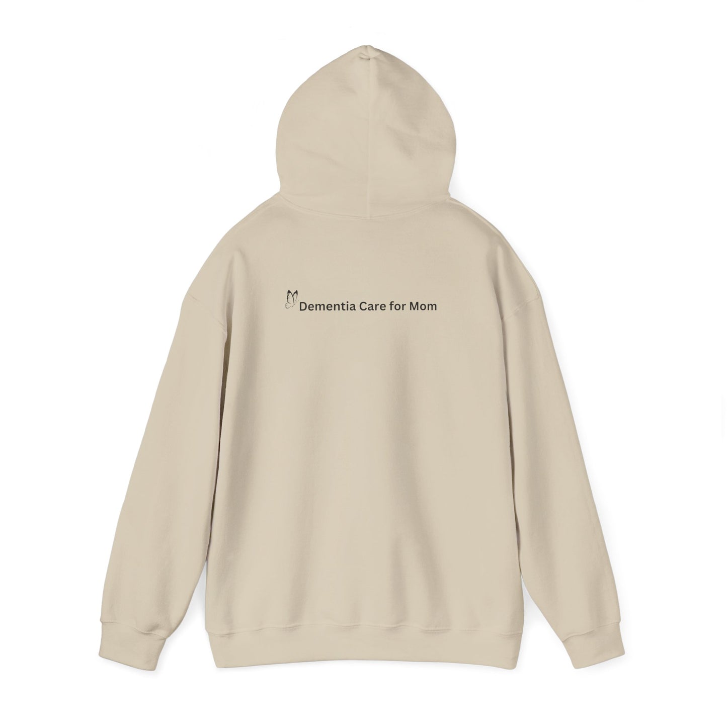 Unisex Heavy Blend™ Hooded Sweatshirt with My Mom May Have Dementia Design