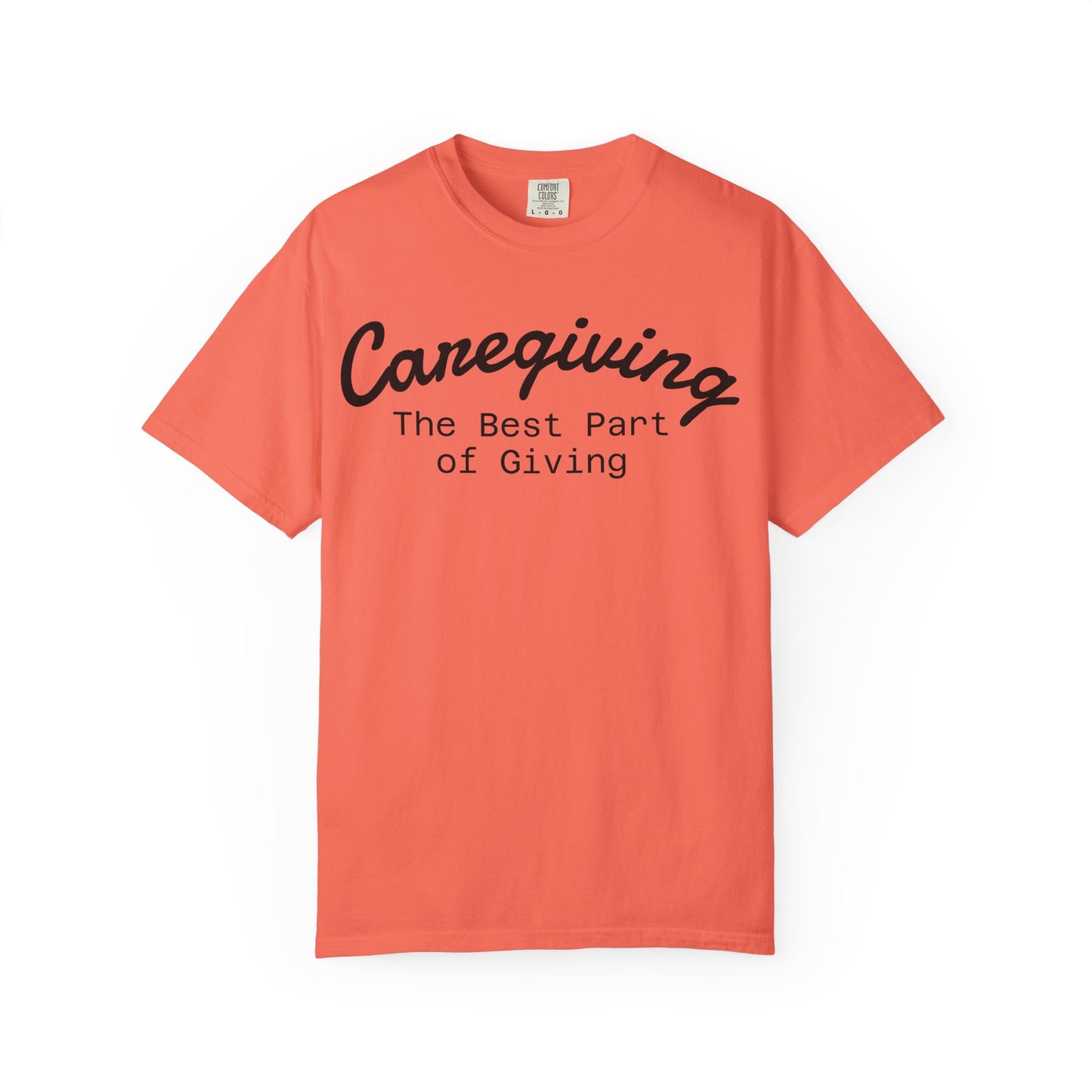 Caregiving Love Over Dementia T-shirt, Inspirational Quote Tee, Unisex Garment-Dyed Shirt, Caregiver Gifts, Supportive Apparel