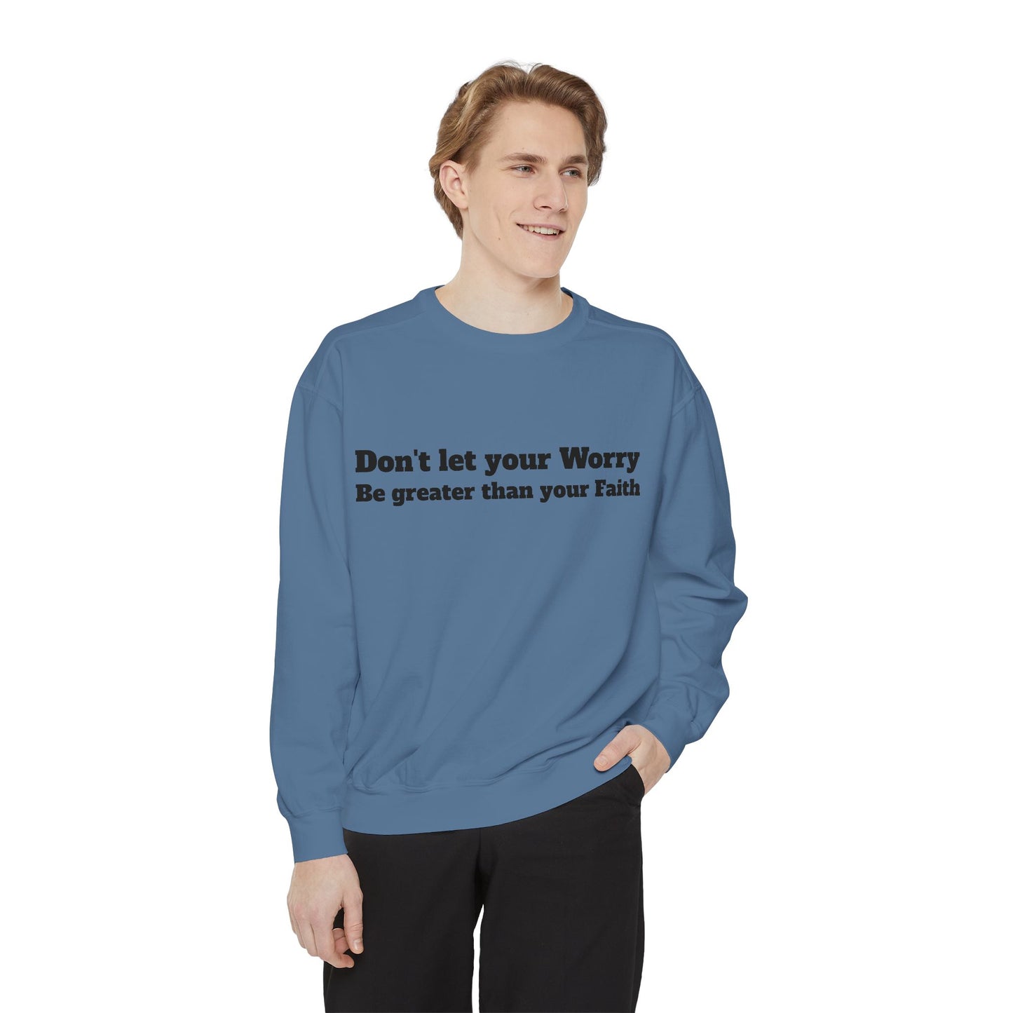 Inspirational Sweatshirt for Caregivers, Motivational Gift, Unisex Garment-Dyed Hoodie, Faith-Based Apparel, Comfortable Sweatshirt