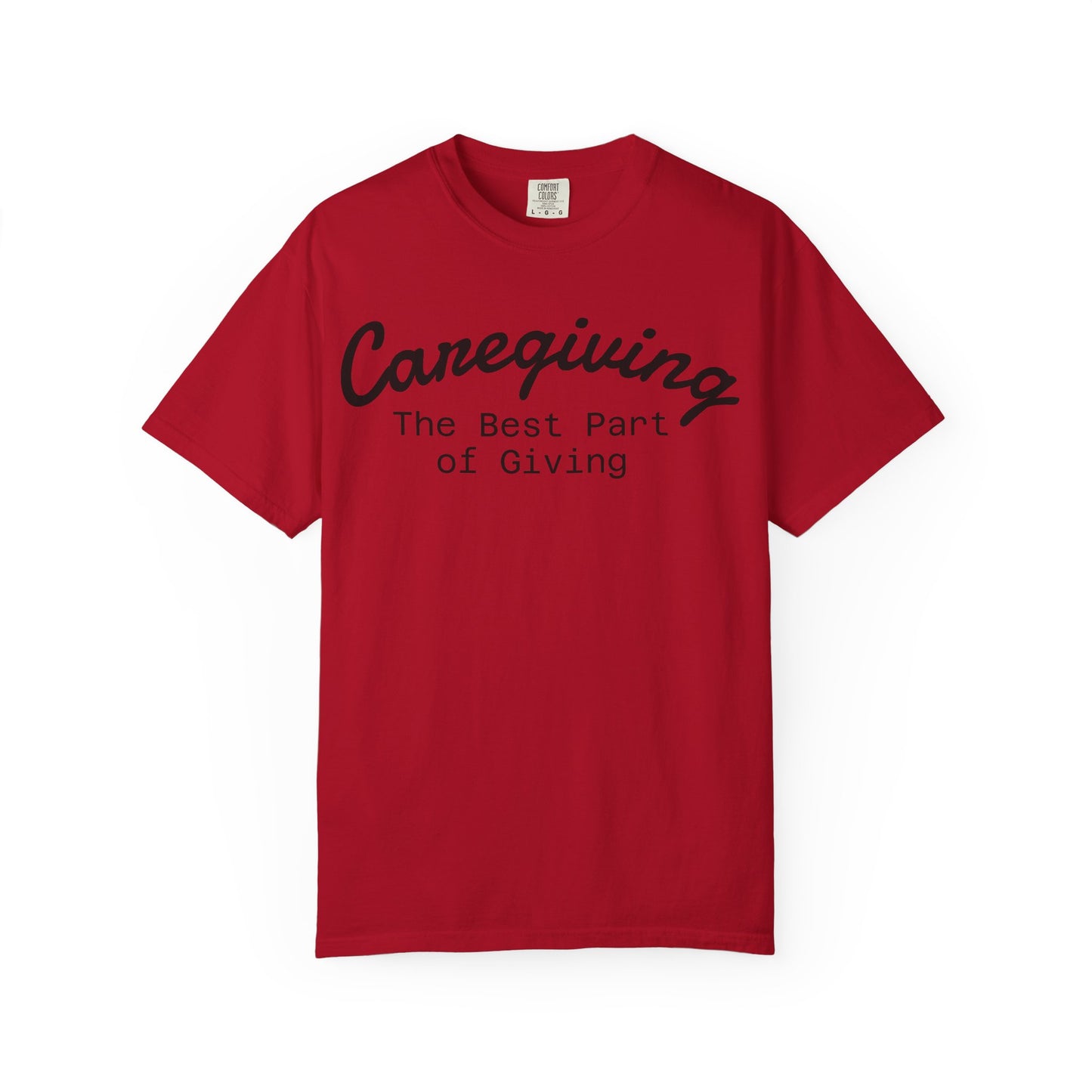 Caregiving Love Over Dementia T-shirt, Inspirational Quote Tee, Unisex Garment-Dyed Shirt, Caregiver Gifts, Supportive Apparel