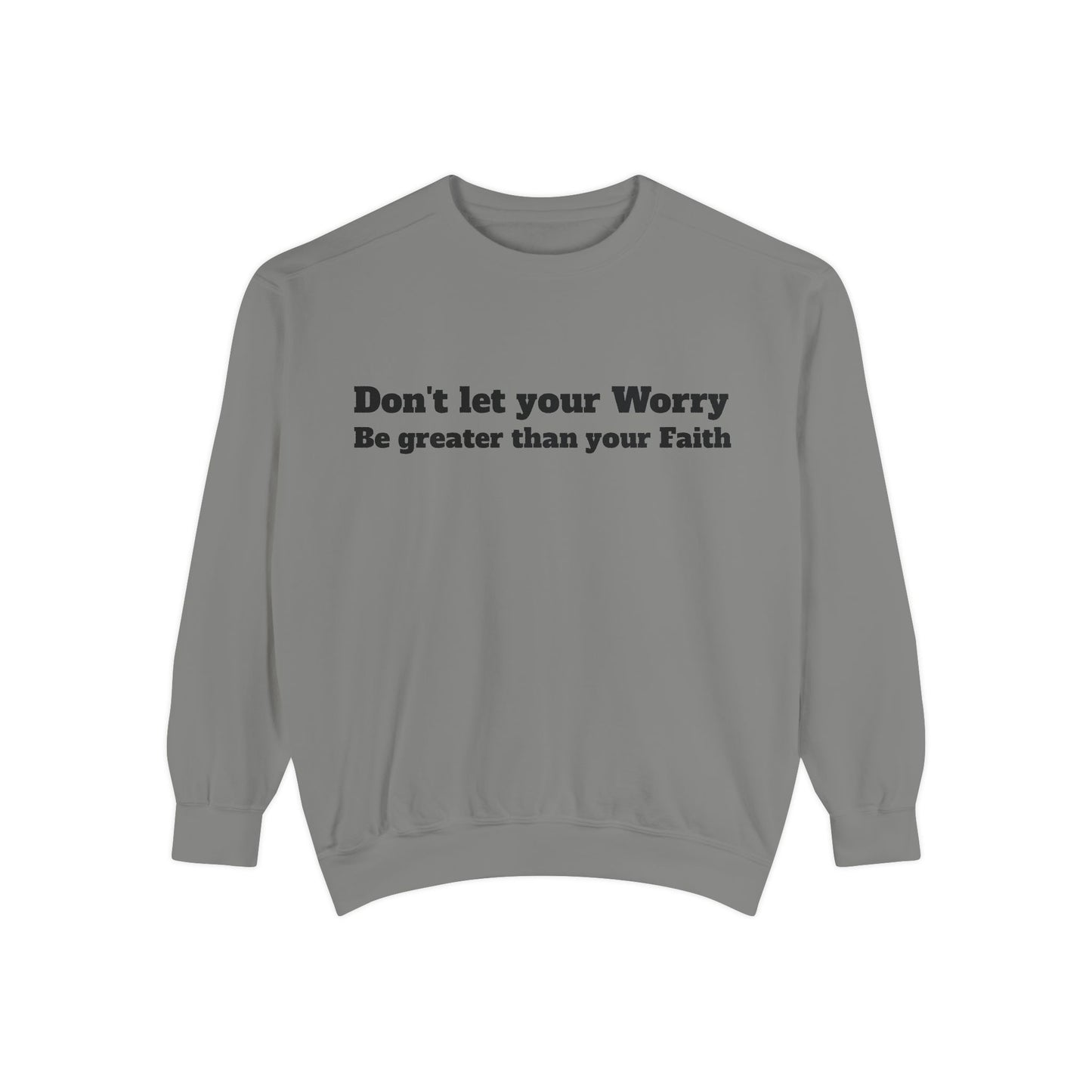 Inspirational Sweatshirt for Caregivers, Motivational Gift, Unisex Garment-Dyed Hoodie, Faith-Based Apparel, Comfortable Sweatshirt