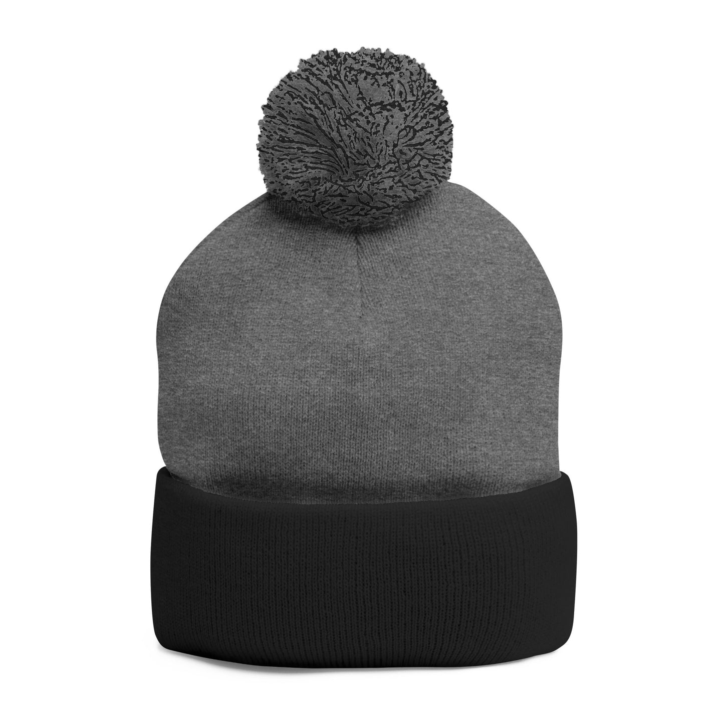 Cozy Pom-Pom Knit Cap - Winter Beanie, Embroidered Hat for Men & Women, Perfect for Gift or Everyday Use, Stylish Cold Weather Accessory