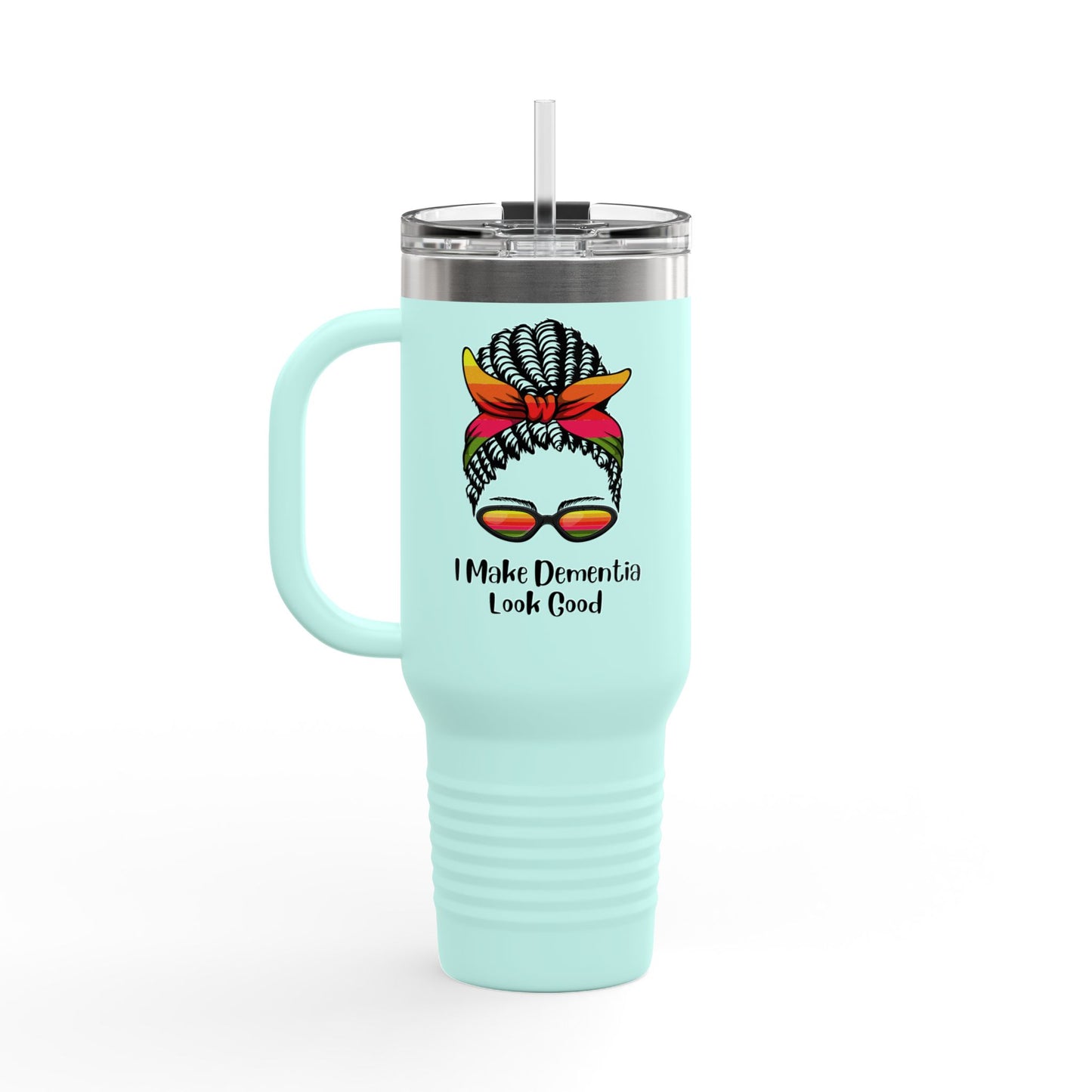 Chic Insulated Travel Mug - 'I Make Dementia Look Good', Perfect for Coffee Lovers, Gifts for Caregivers, Stylish Hydration, Travel [...]