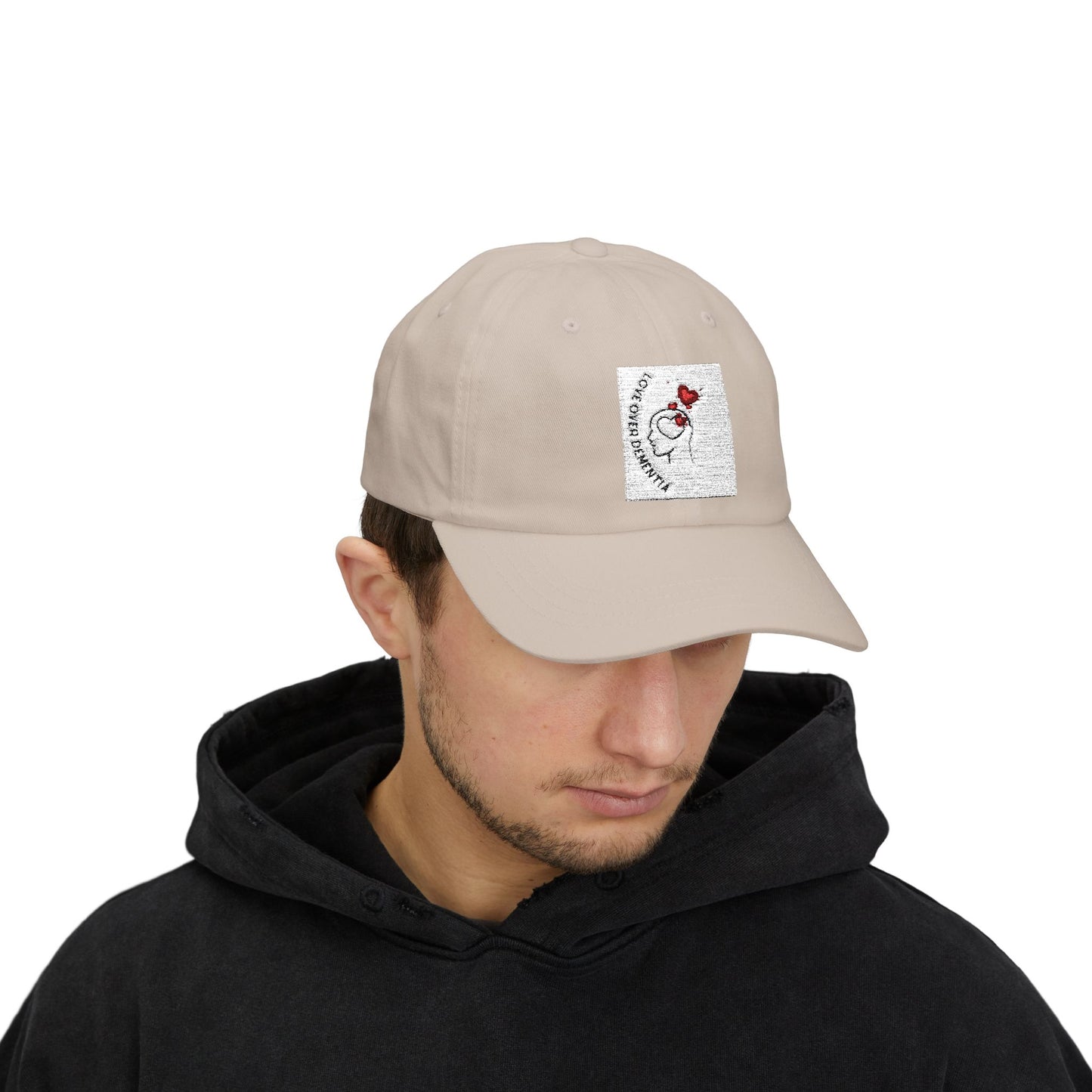 Classic Dad Cap with Heart Design, Casual Summer Hat, Fun Gift for Fathers, Trendy Accessory for Family Outings, Great for Birthdays [...]