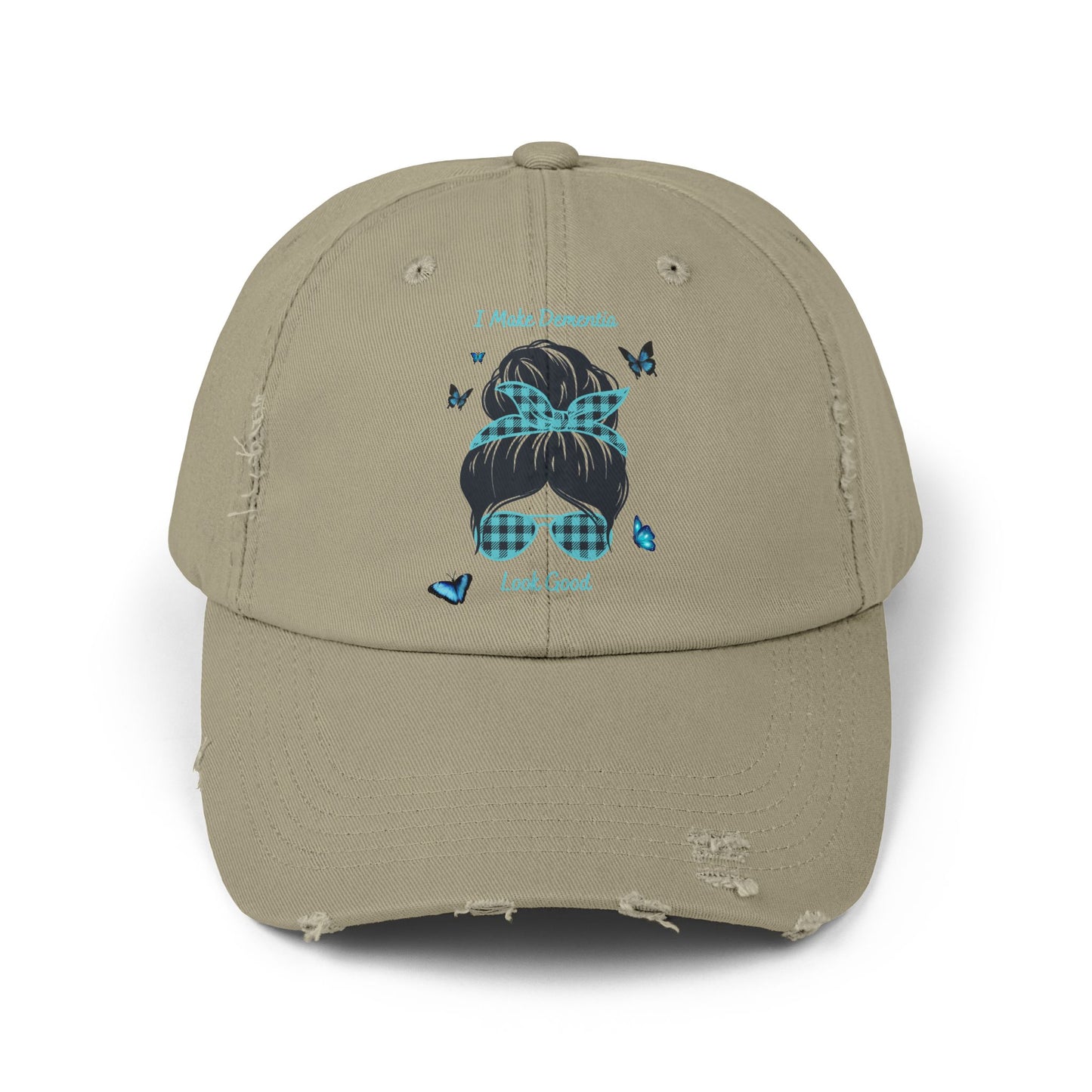 Trendy Distressed Cap with Inspirational Design, Casual Baseball Hat, Gift for Hat Lovers, Perfect for Outdoor Activities, Summer Accessory