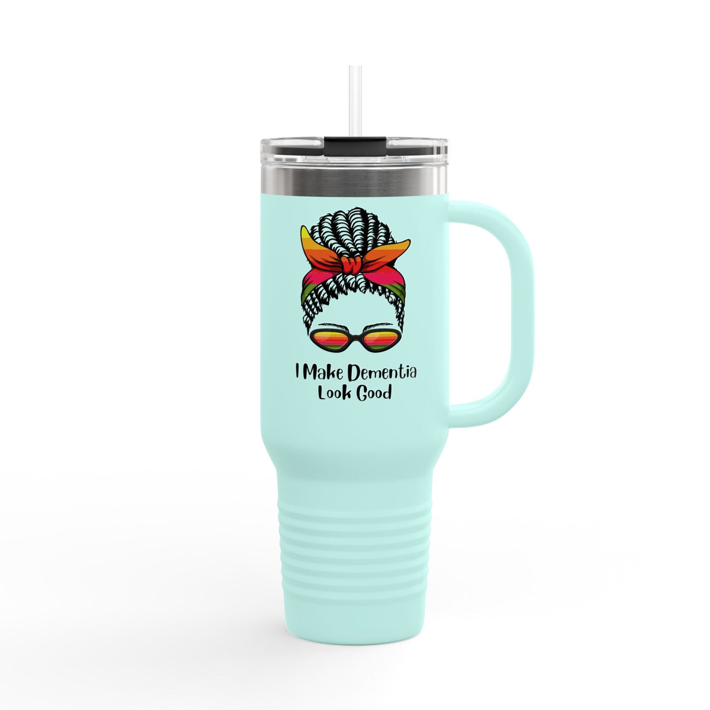 Chic Insulated Travel Mug - 'I Make Dementia Look Good', Perfect for Coffee Lovers, Gifts for Caregivers, Stylish Hydration, Travel [...]