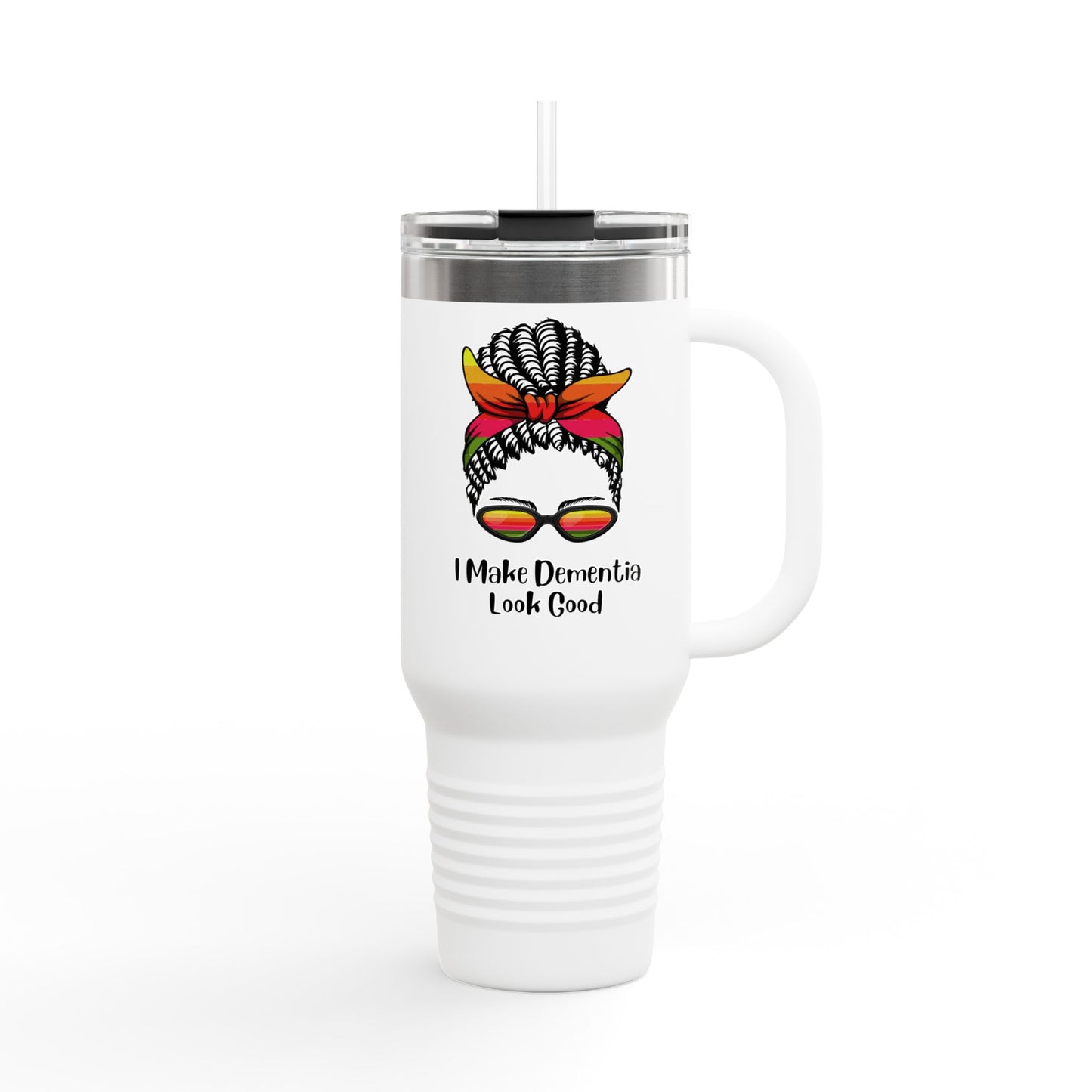 Chic Insulated Travel Mug - 'I Make Dementia Look Good', Perfect for Coffee Lovers, Gifts for Caregivers, Stylish Hydration, Travel [...]