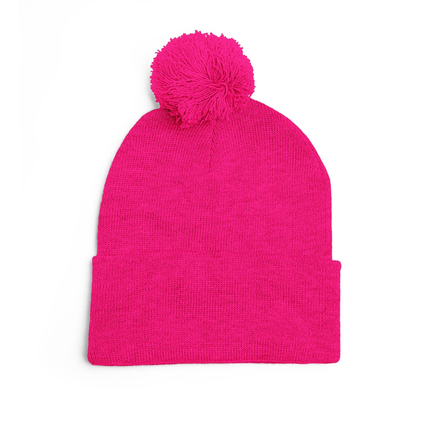 Cozy Pom-Pom Knit Cap - Winter Beanie, Embroidered Hat for Men & Women, Perfect for Gift or Everyday Use, Stylish Cold Weather Accessory