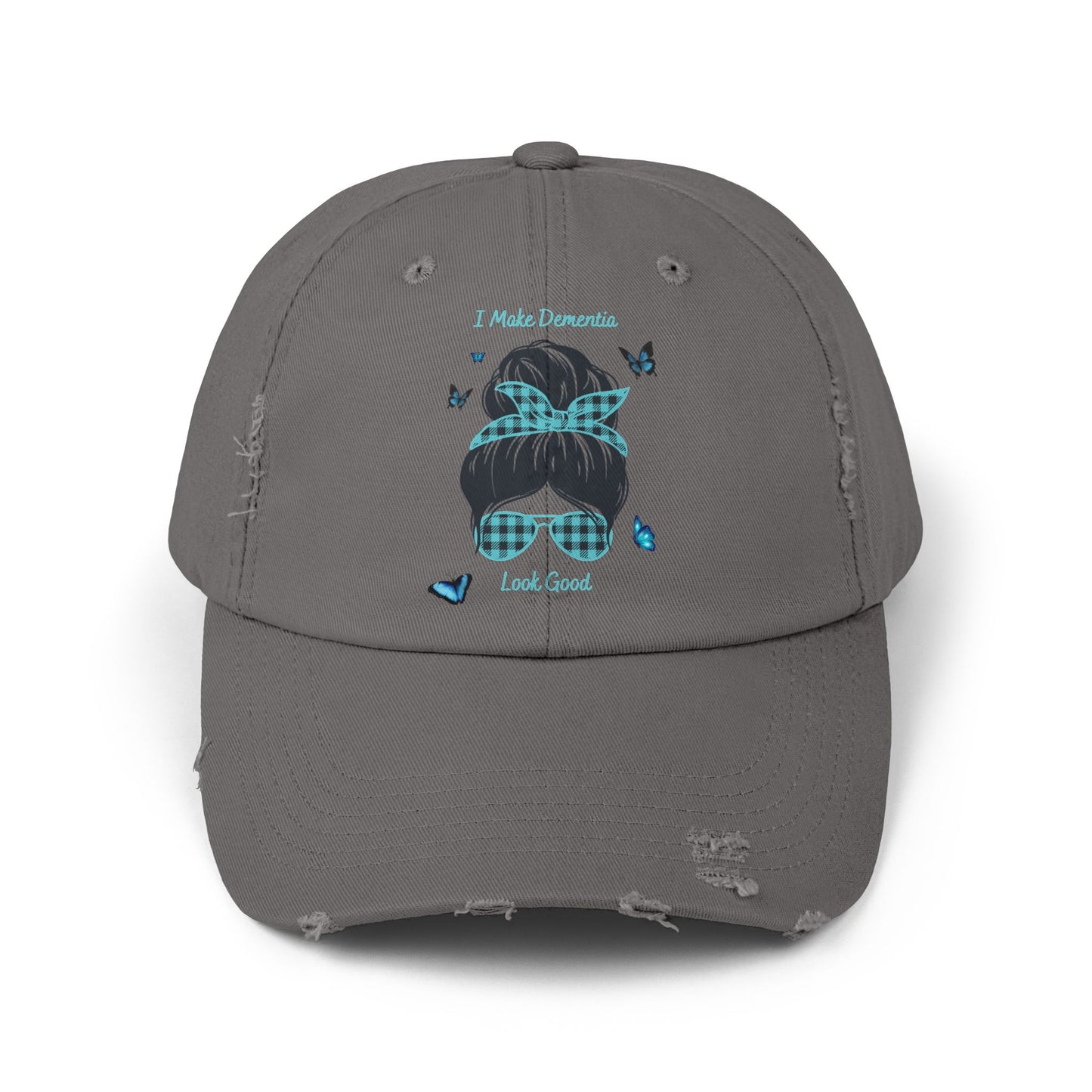 Trendy Distressed Cap with Inspirational Design, Casual Baseball Hat, Gift for Hat Lovers, Perfect for Outdoor Activities, Summer Accessory