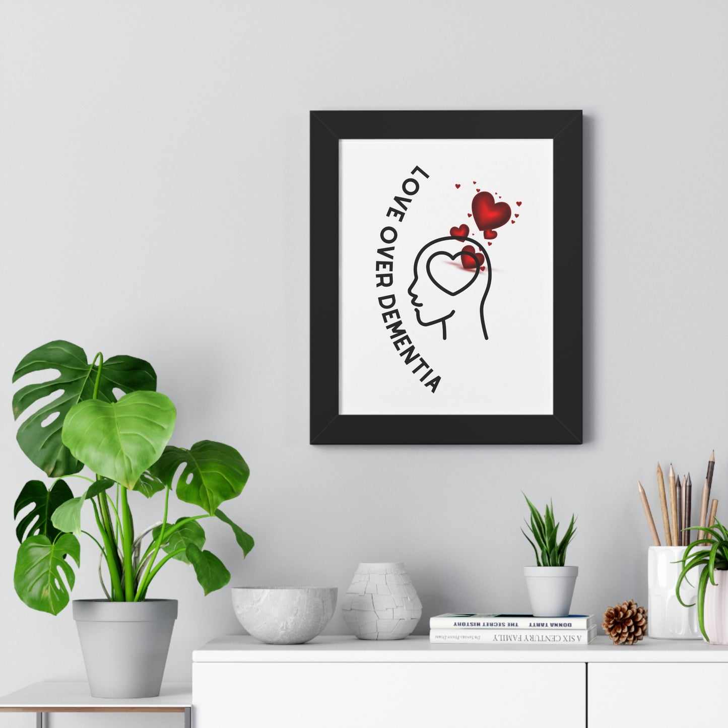 Framed Love Over Dementia Poster, Heartfelt Home Decor, Alzheimer's Awareness Gift, Inspirational Wall Art, Supportive Gift for [...]