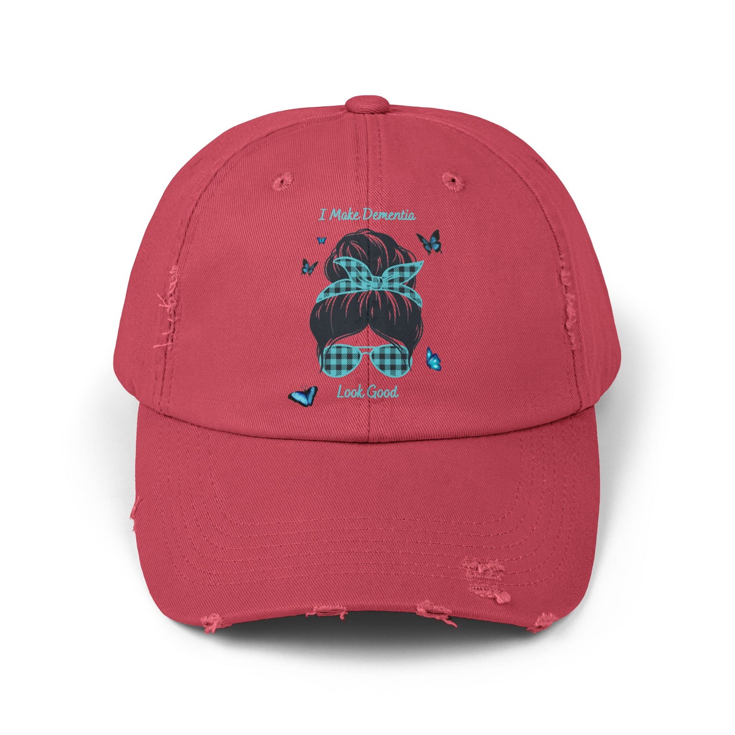 Trendy Distressed Cap with Inspirational Design, Casual Baseball Hat, Gift for Hat Lovers, Perfect for Outdoor Activities, Summer Accessory