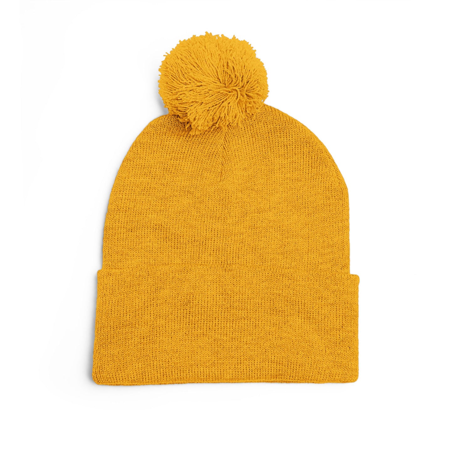 Cozy Pom-Pom Knit Cap - Winter Beanie, Embroidered Hat for Men & Women, Perfect for Gift or Everyday Use, Stylish Cold Weather Accessory