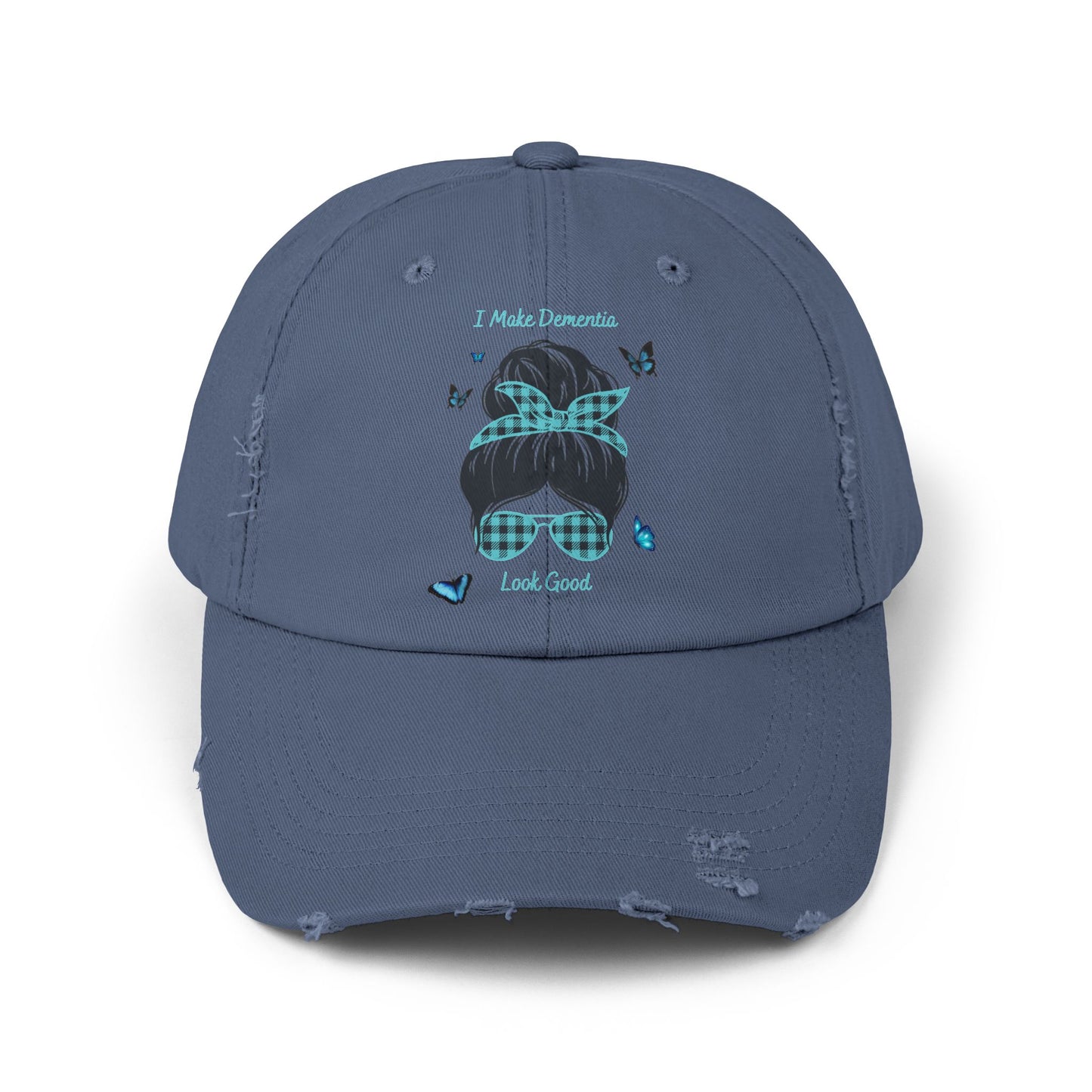 Trendy Distressed Cap with Inspirational Design, Casual Baseball Hat, Gift for Hat Lovers, Perfect for Outdoor Activities, Summer Accessory