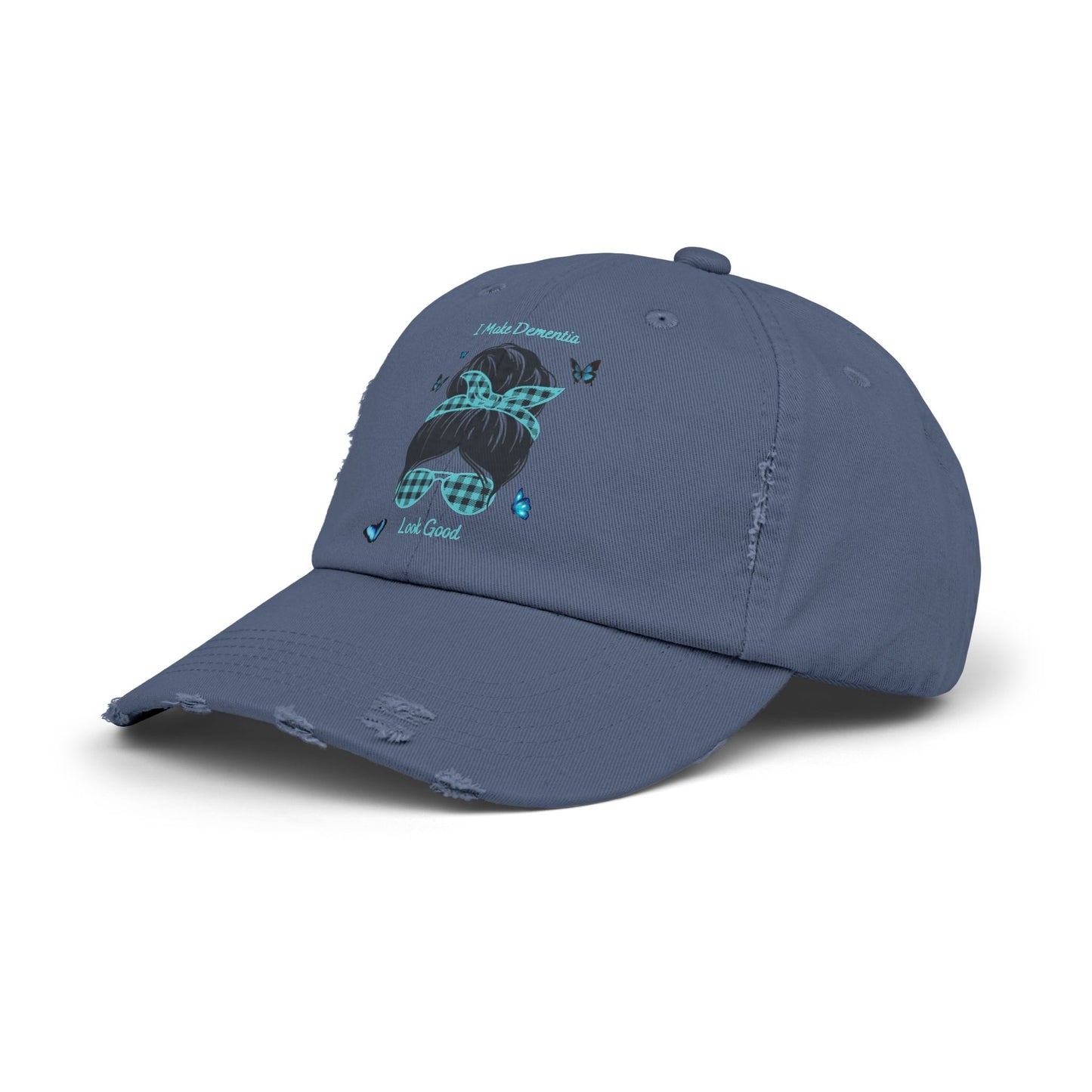 Trendy Distressed Cap with Inspirational Design, Casual Baseball Hat, Gift for Hat Lovers, Perfect for Outdoor Activities, Summer Accessory