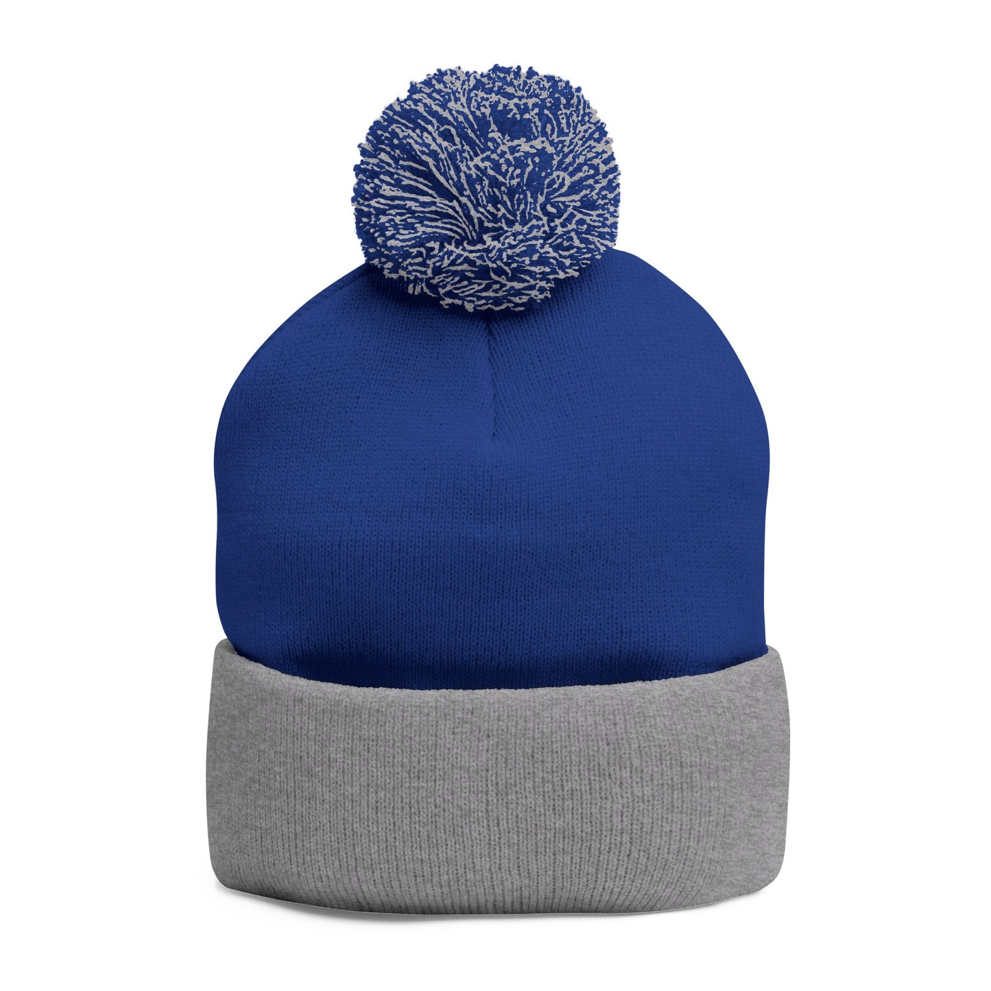 Cozy Pom-Pom Knit Cap - Winter Beanie, Embroidered Hat for Men & Women, Perfect for Gift or Everyday Use, Stylish Cold Weather Accessory