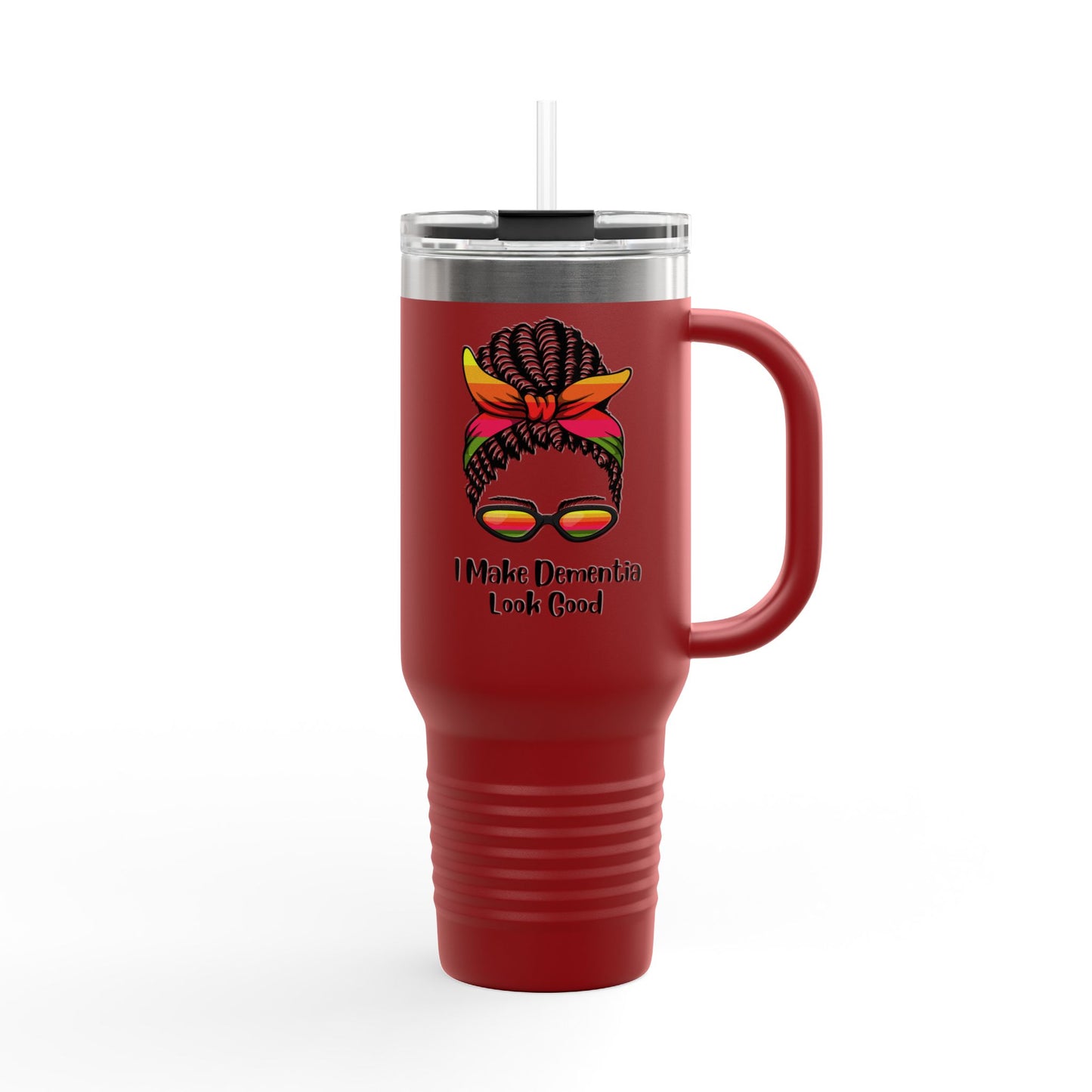 Chic Insulated Travel Mug - 'I Make Dementia Look Good', Perfect for Coffee Lovers, Gifts for Caregivers, Stylish Hydration, Travel [...]