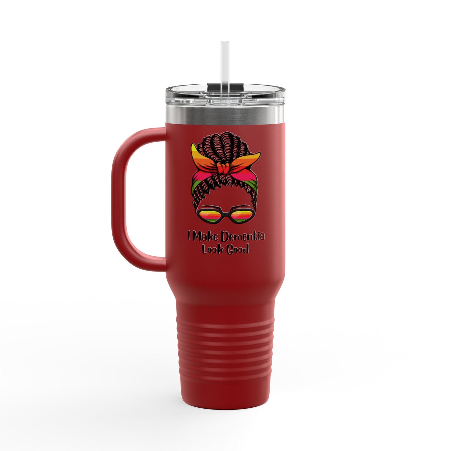 Chic Insulated Travel Mug - 'I Make Dementia Look Good', Perfect for Coffee Lovers, Gifts for Caregivers, Stylish Hydration, Travel [...]