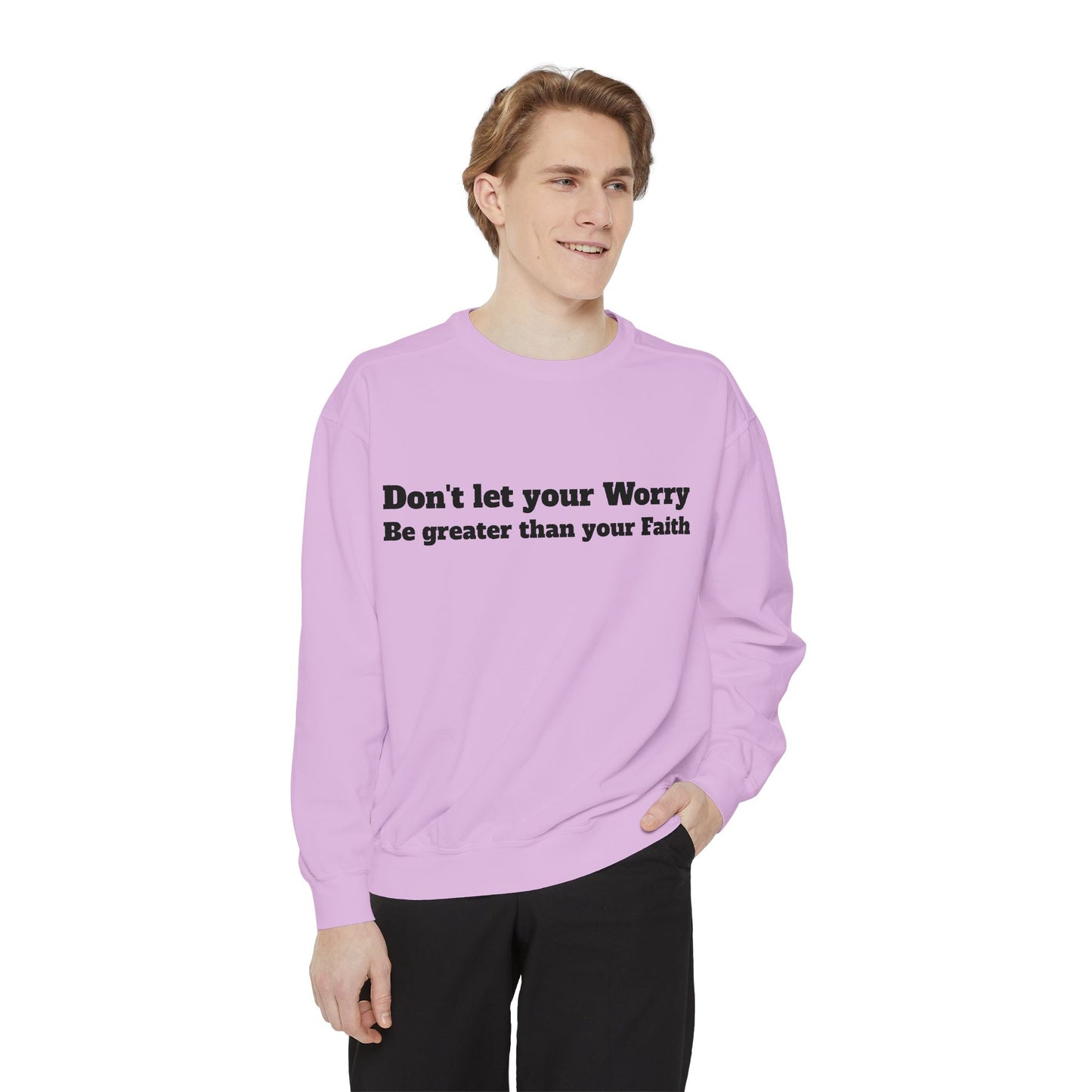Inspirational Sweatshirt for Caregivers, Motivational Gift, Unisex Garment-Dyed Hoodie, Faith-Based Apparel, Comfortable Sweatshirt