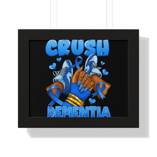 Dementia Awareness Framed Poster, Inspirational Wall Art, Supportive Home Decor, Awareness Gift, Motivational Artwork