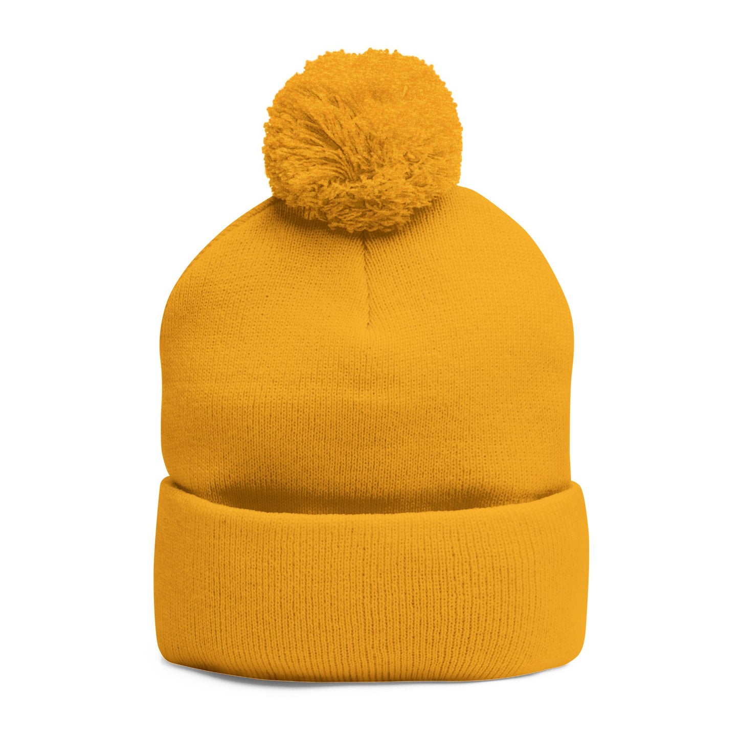 Cozy Pom-Pom Knit Cap - Winter Beanie, Embroidered Hat for Men & Women, Perfect for Gift or Everyday Use, Stylish Cold Weather Accessory