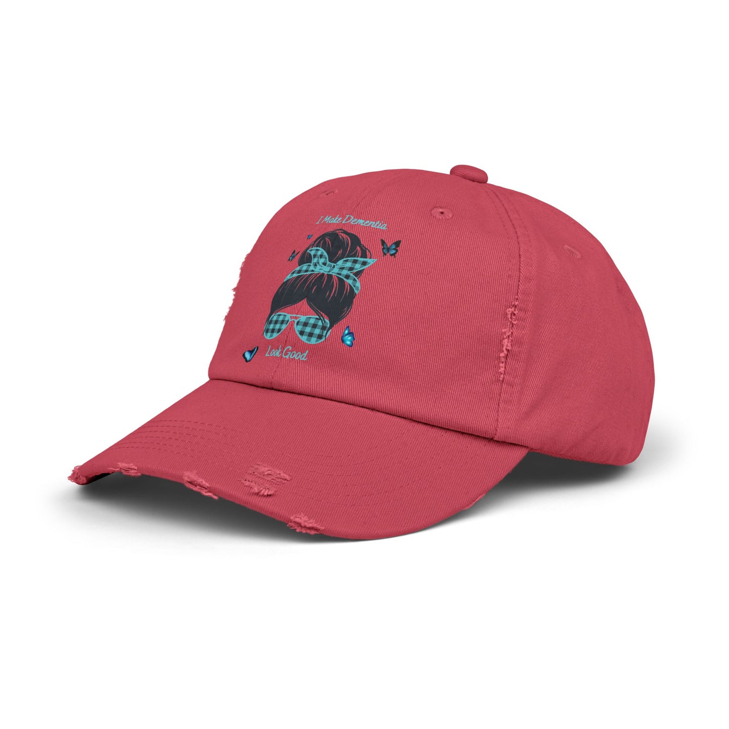 Trendy Distressed Cap with Inspirational Design, Casual Baseball Hat, Gift for Hat Lovers, Perfect for Outdoor Activities, Summer Accessory