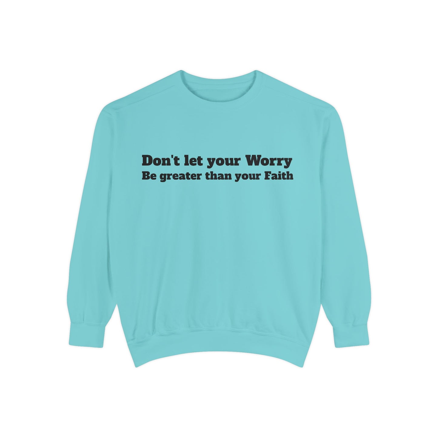 Inspirational Sweatshirt for Caregivers, Motivational Gift, Unisex Garment-Dyed Hoodie, Faith-Based Apparel, Comfortable Sweatshirt